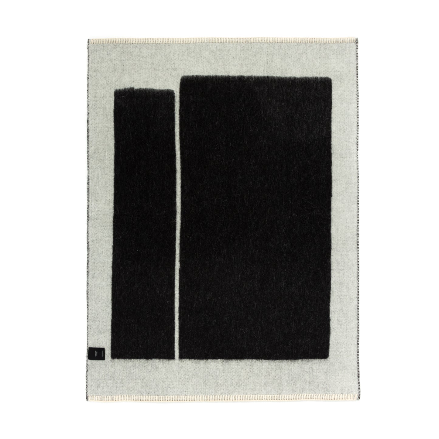 Black Ivory Reversible Throw