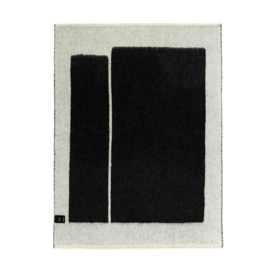 Black Ivory Reversible Throw