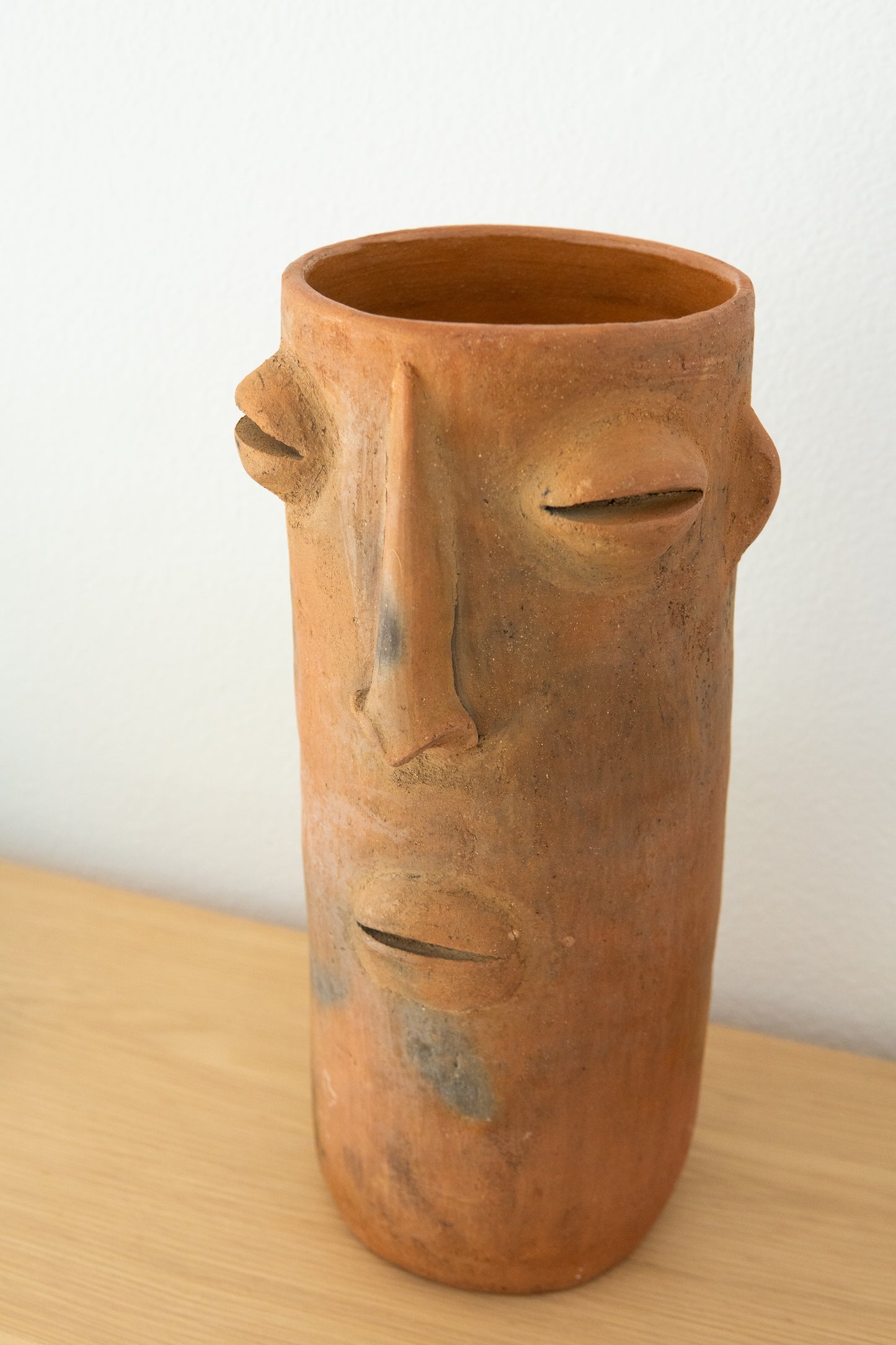 Atzompa Face Pot