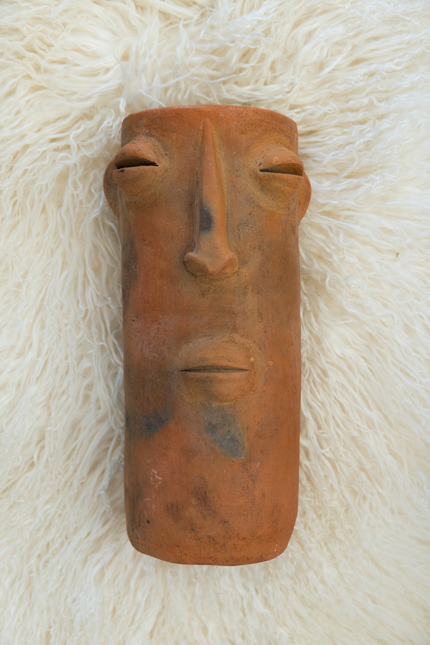 Atzompa Face Pot